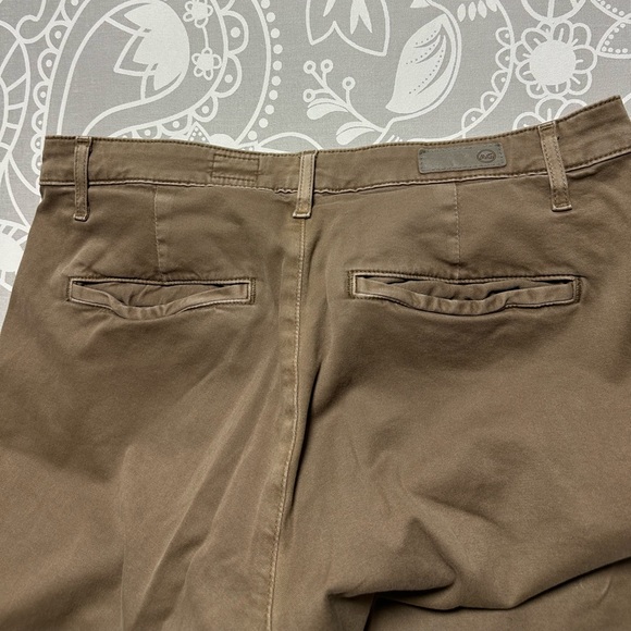 Agjeans Khaki brown tailored trousers with a relaxed fit #trousers - Picture 5 of 5